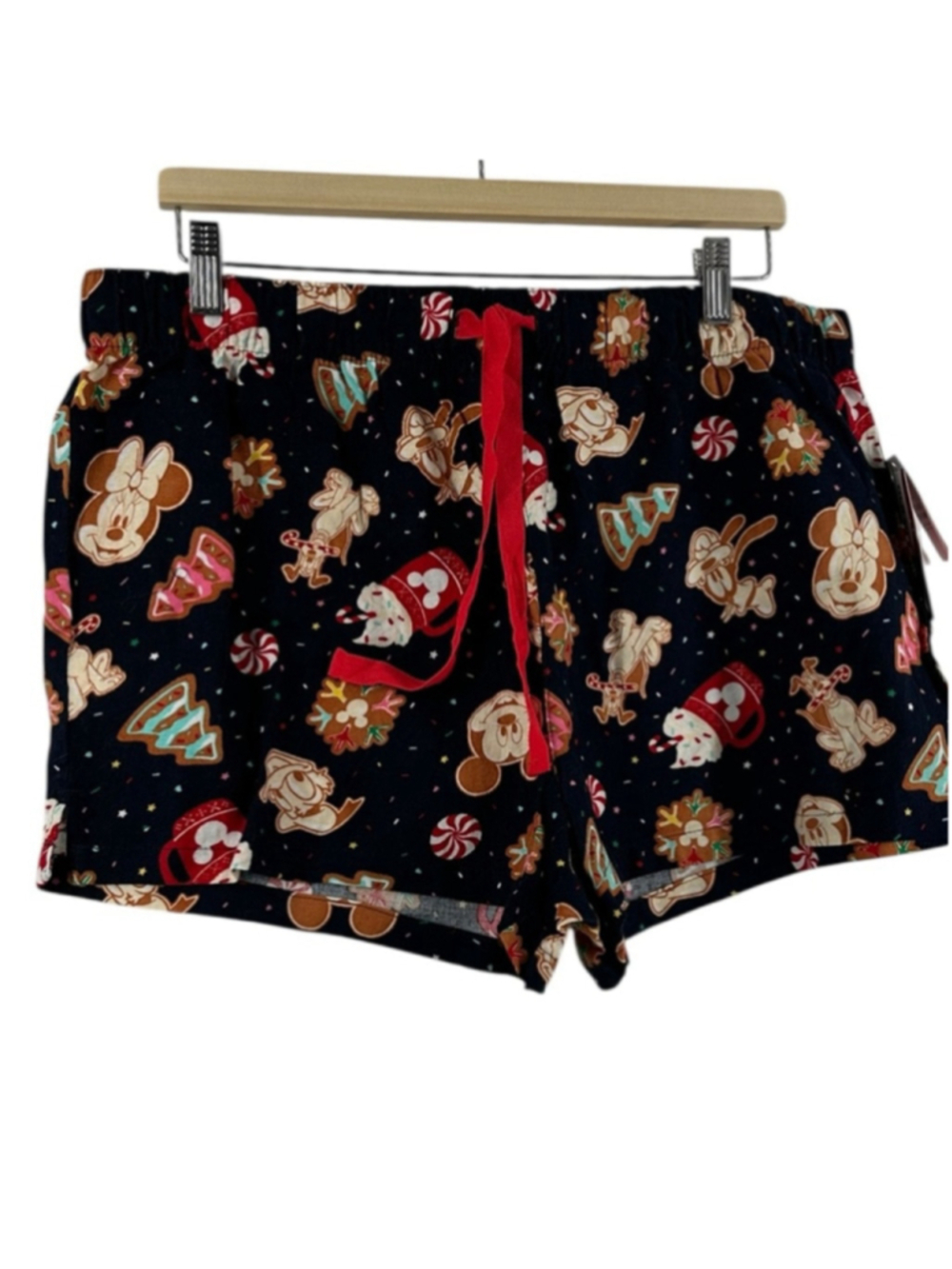 Old Navy Disney flannel boxer shorts pajama goofy mickey Minnie Donald Duck lg - Picture 3 of 9